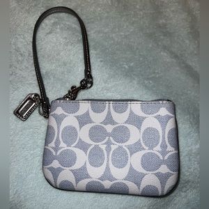 Y2K Coach Baby Blue Wristlet